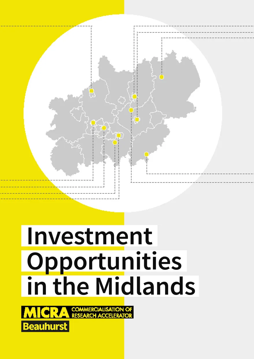 Investment Opportunities in the Midlands — in collaboration with MICRA report cover