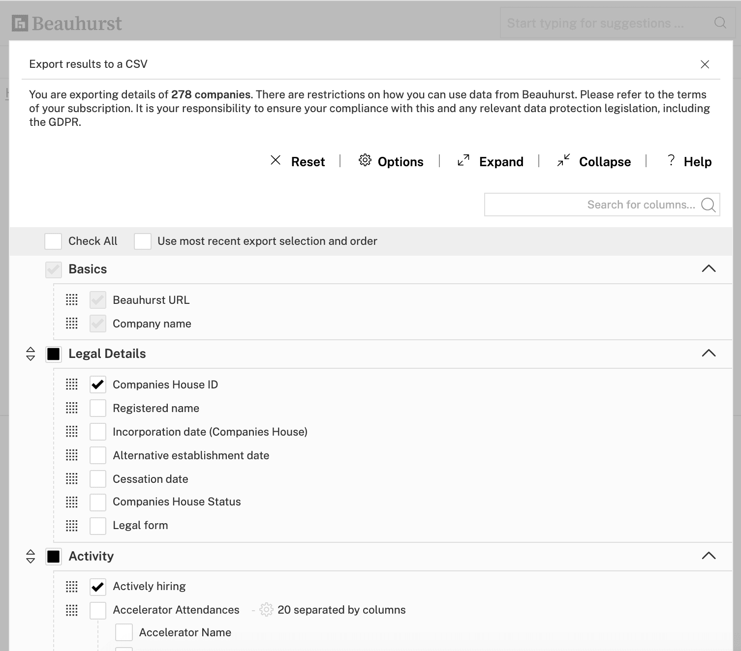 export actively hiring companies