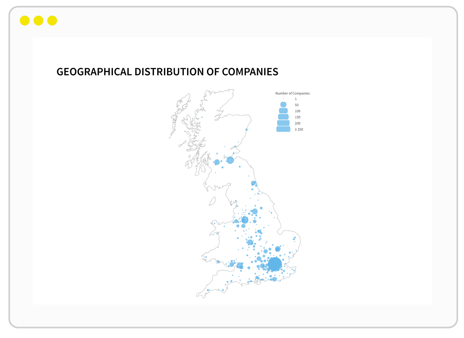 The SaaS Brief — geographical distribution of companies