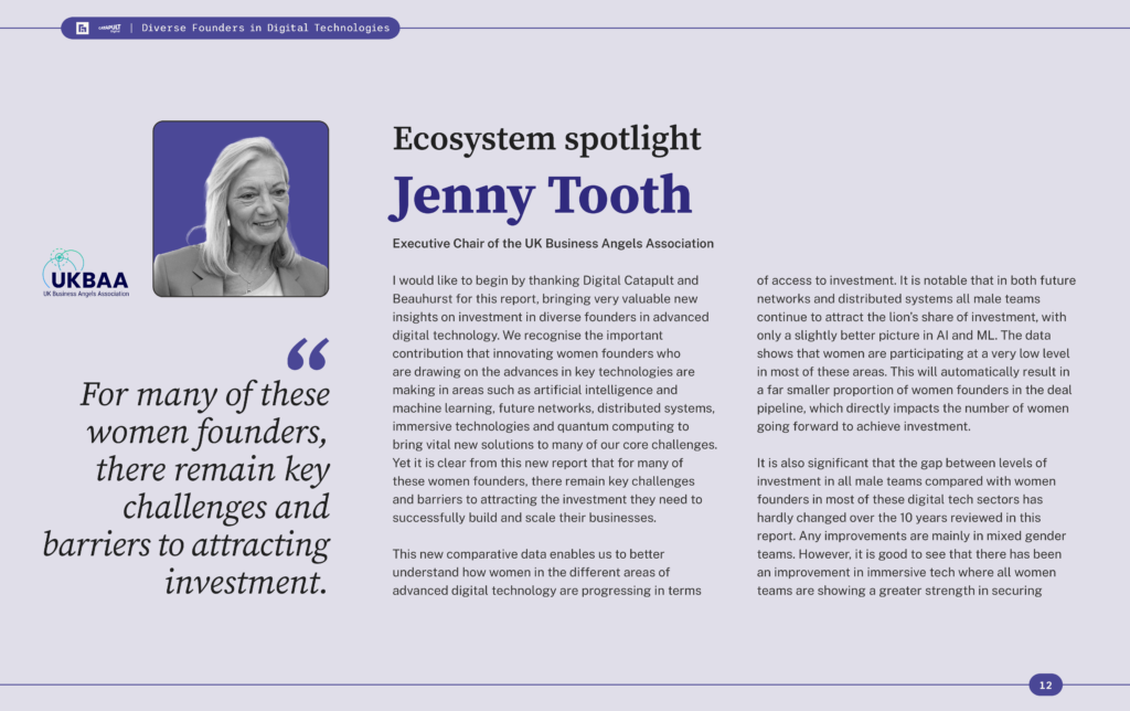 Diverse Founders — UKBAA ecosystem spotlight (Jenny Tooth)