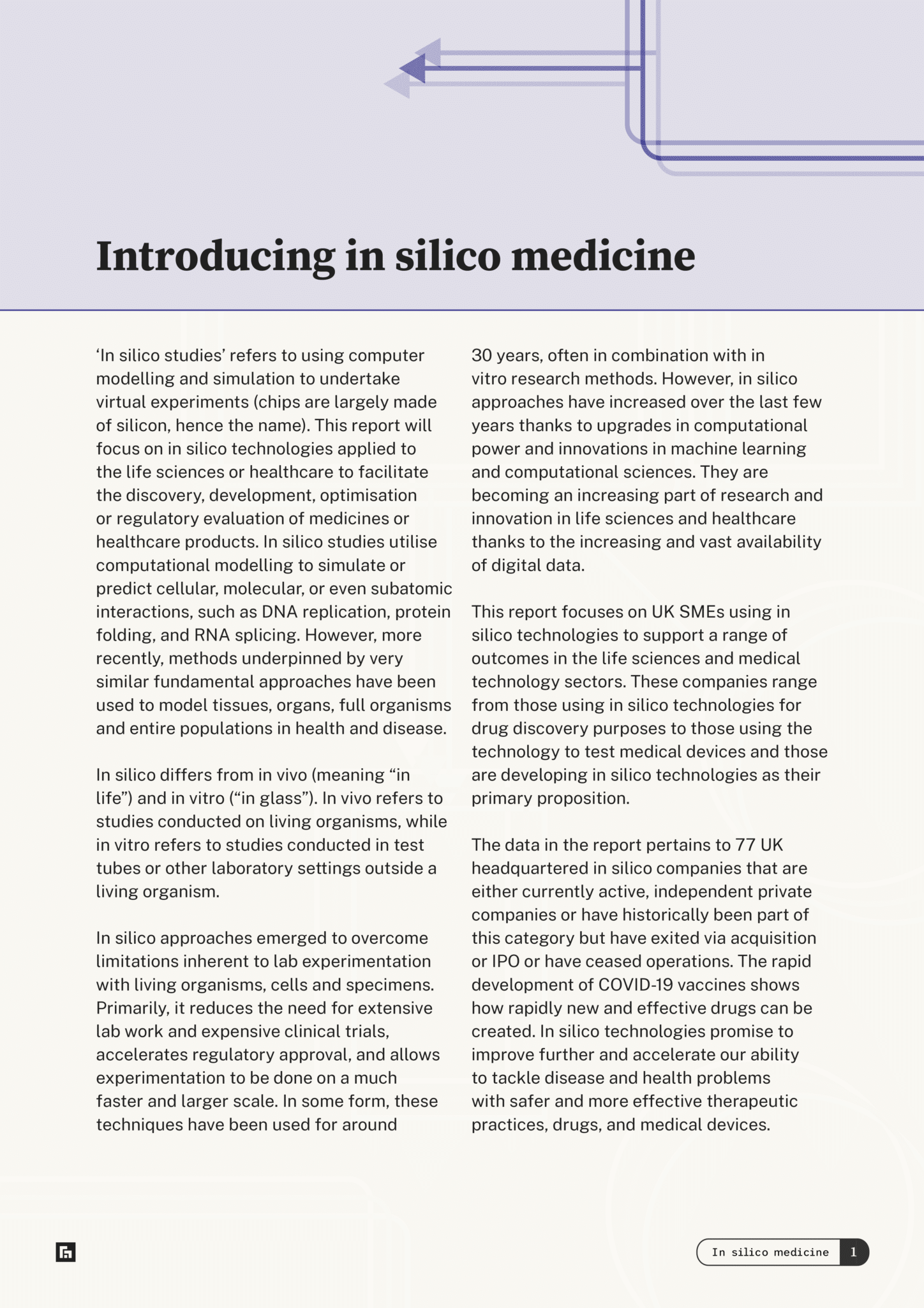 In Silico Medicine — introducing in silico medicine