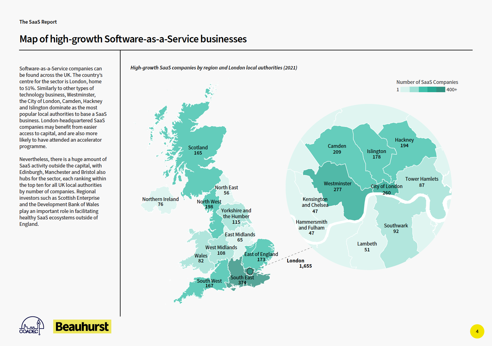 The SaaS Report 2021 — map of high-growth SaaS businesses