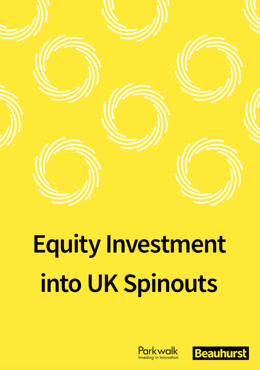Equity Investment into UK Spinouts cover