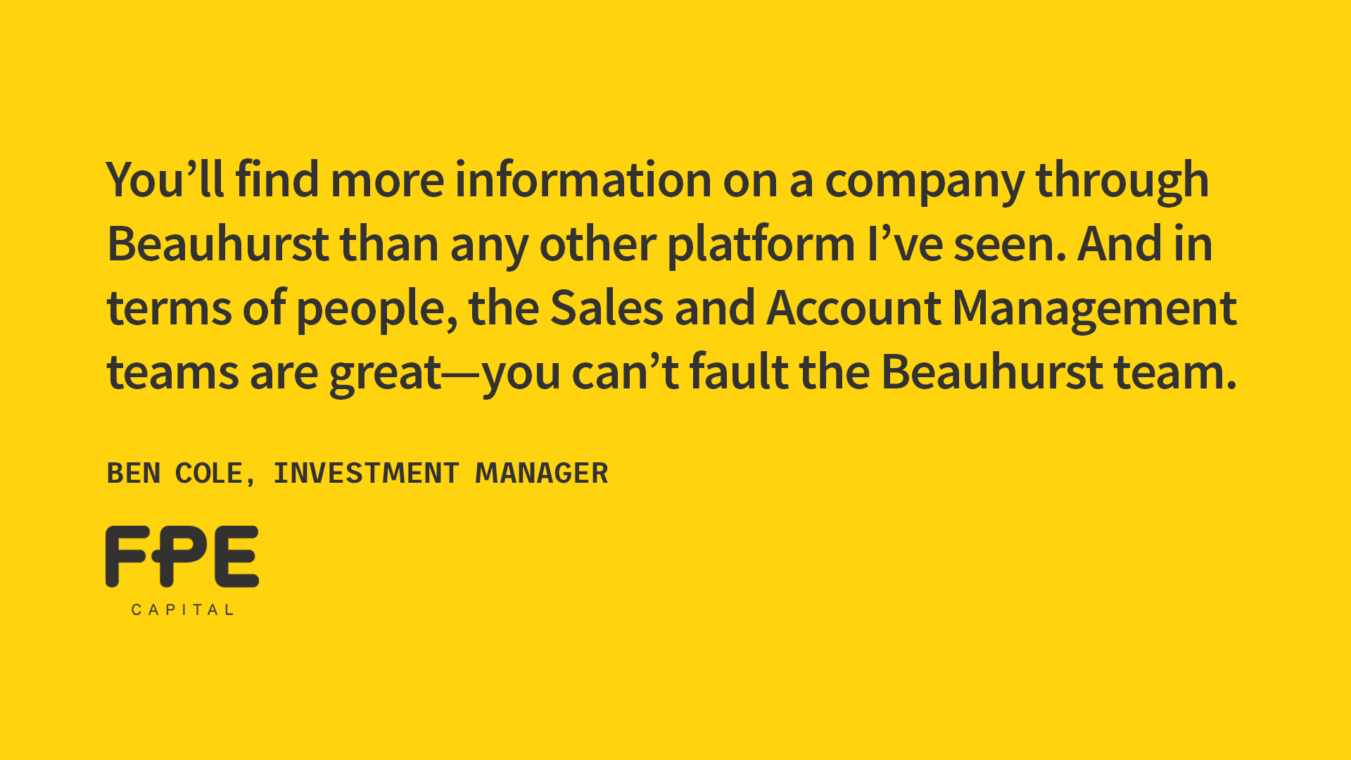 How FPE Capital Finds Warm Introductions To New Prospects | Beauhurst