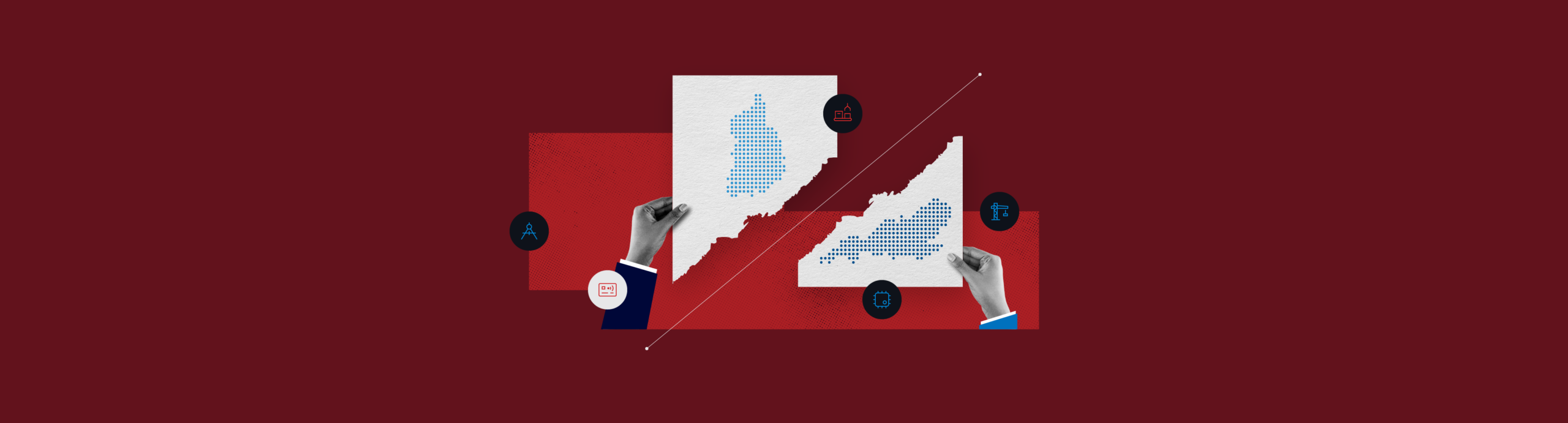 how big is the north-south divide header